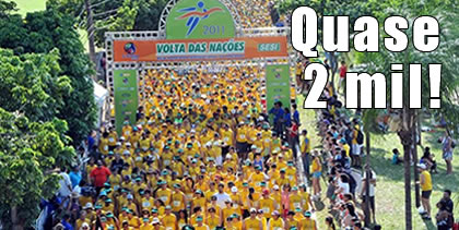 Inscritos na Volta das Nações de Dourados passam de 1,9 mil