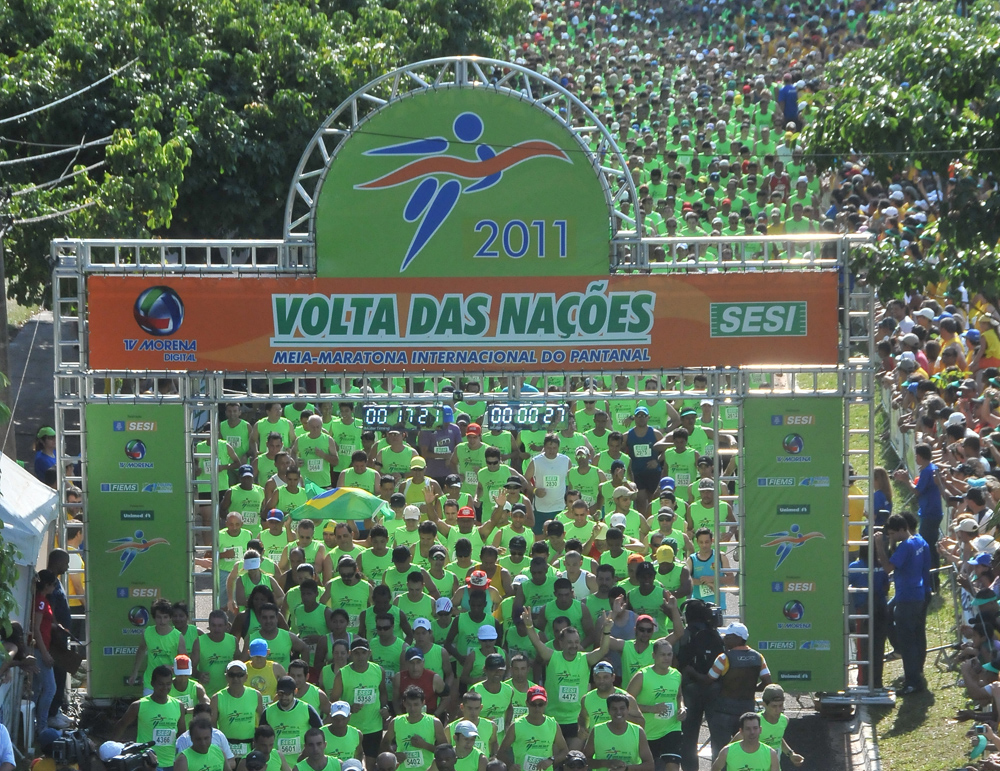 Inscrições da Volta das Nações 2012 alcançam 2,7 mil em 7 dias