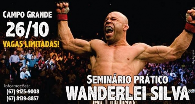 Wanderlei Silva realiza seminário prático em Campo Grande
