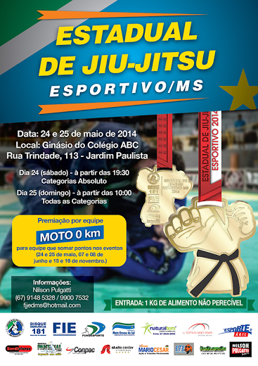 Campo Grande sedia Campeonato Estadual de Jiu-Jitsu