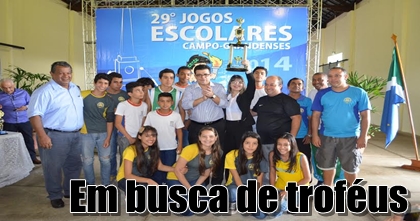 Delegações viajam na próxima semana para competição estadual