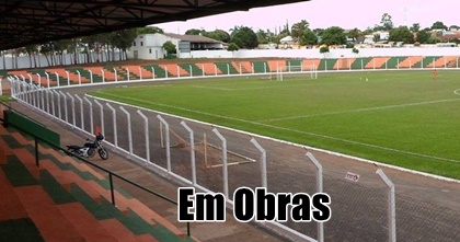 O estádio Virotão terá novo gramado e sistema de irrigação
