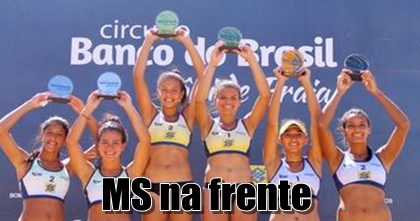 MS conquista título sub-21 no circuito BB sub-21, etapa Bahia