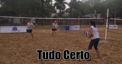 Definidos os campeões do torneio de beach tennis em Campo Grande