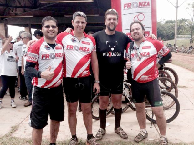 Quarteto de Três Lagoas enfrenta 100 km no desafio de Montain Bike no interior de SP