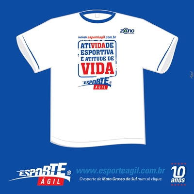 Concorra a uma camiseta exclusiva