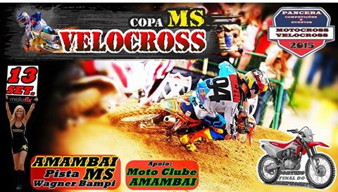 Amambai recebe Copa MS de Velocross no dia 13 de setembro