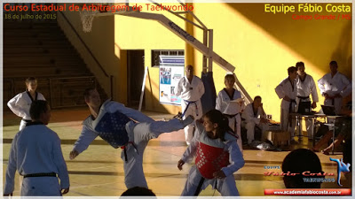 Equipe Fábio Costa pronta e em peso para a Copa Faixa Preta de Taekwondo