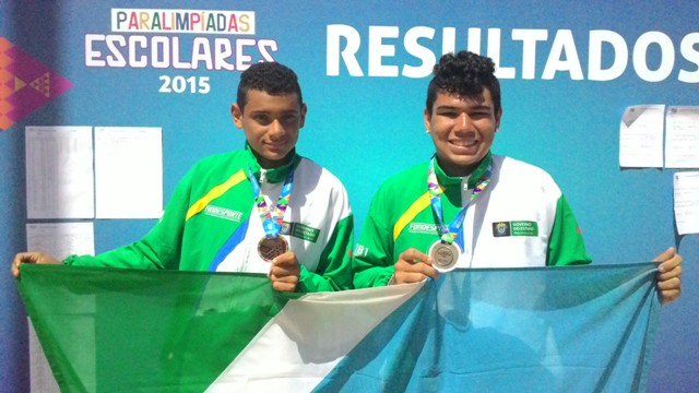 Atletismo garante as primeiras medalhas de MS nas Paralimpíadas Escolares 2015