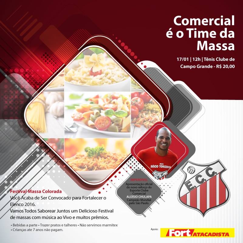 Comercial apresenta Aloísio Chulapa durante almoço na Capital