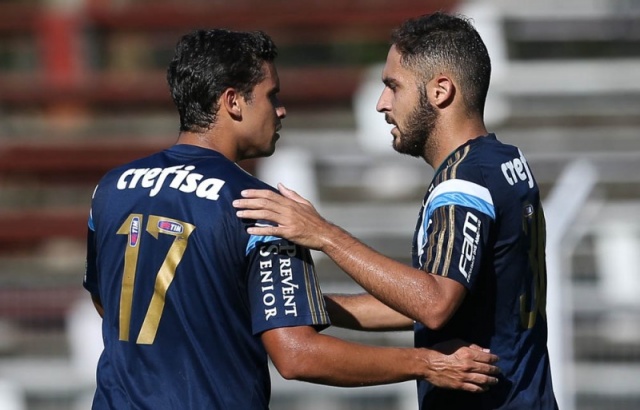 Na ‘estreia’ de Jean, Palmeiras goleia em jogo-treino