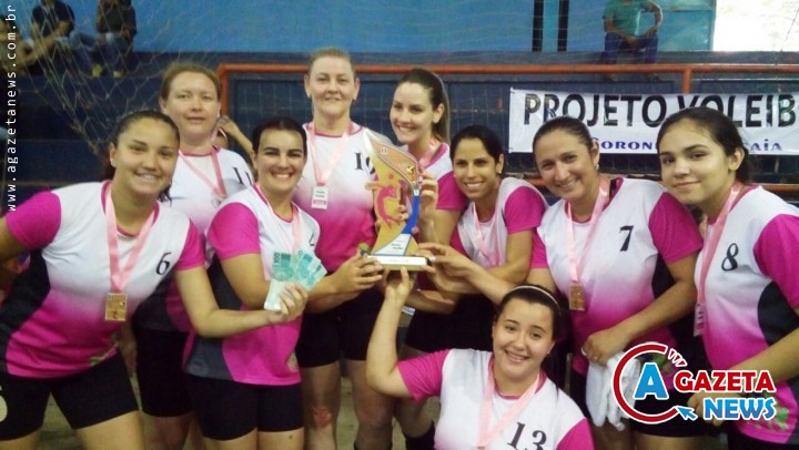 Vôlei feminino de Amambai é bicampeão de Torneio Regional