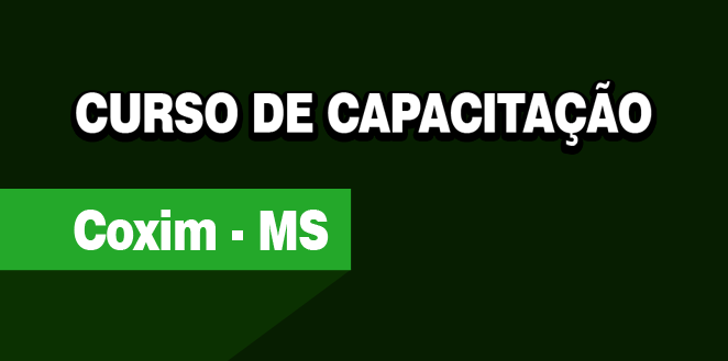 Abertas inscrições para cursos de capacitação em Coxim