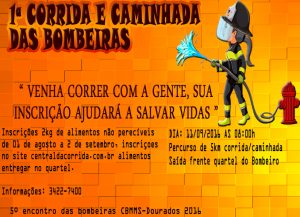 Corrida das Bombeiras está com inscrições abertas
