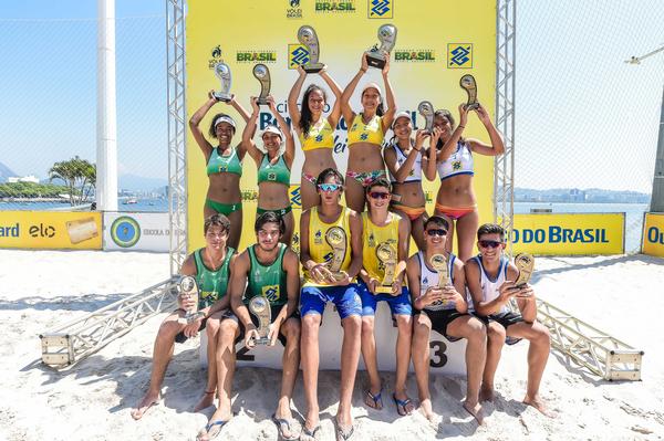 Dupla de Três Lagoas é vice em etapa do Circuito BB Sub-17
