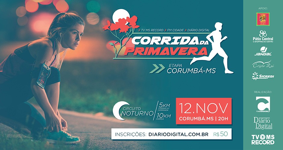 Corrida da Primavera segue com inscrições abertas