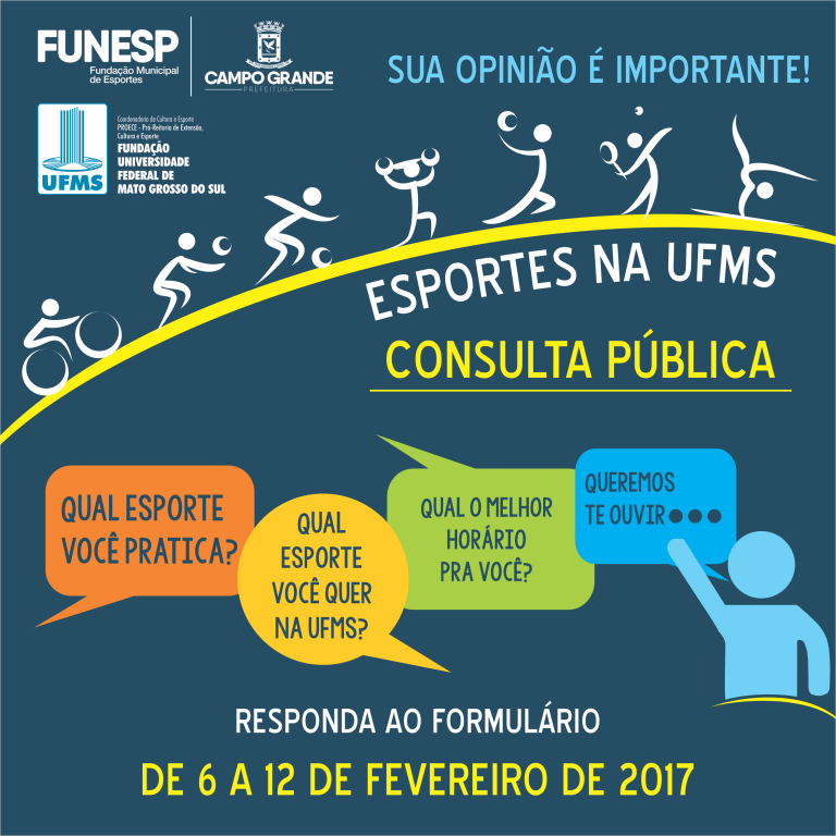 UFMS consulta comunidade sobre Programa Esporte e Lazer na Cidade
