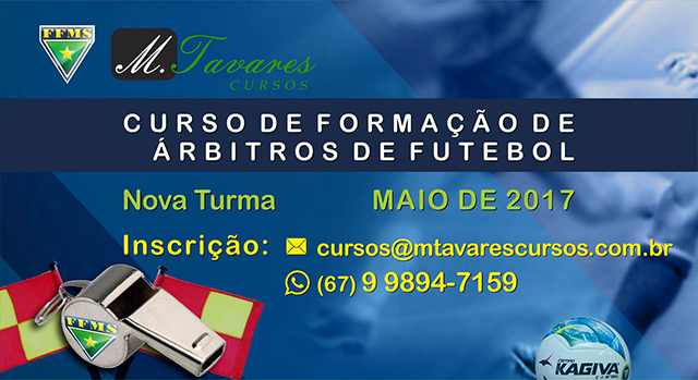 Curso de Arbitragem continua com inscrições abertas