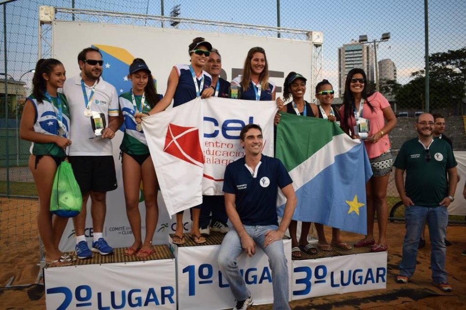 Meninas do vôlei de praia conquistam terceiro lugar no Brasileiro