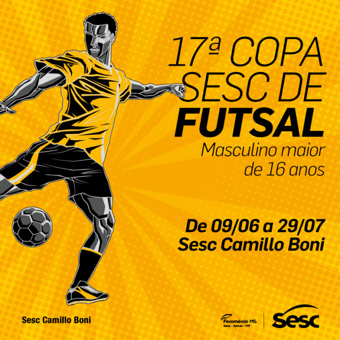 17º Copa Sesc de Futsal segue com inscrições abertas