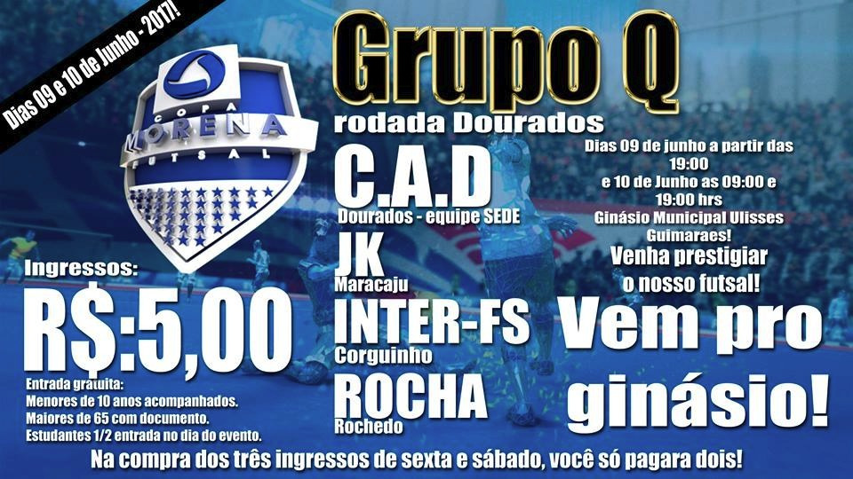 Dourados recebe etapa da Copa Morena nos dias 9 e 10 de junho