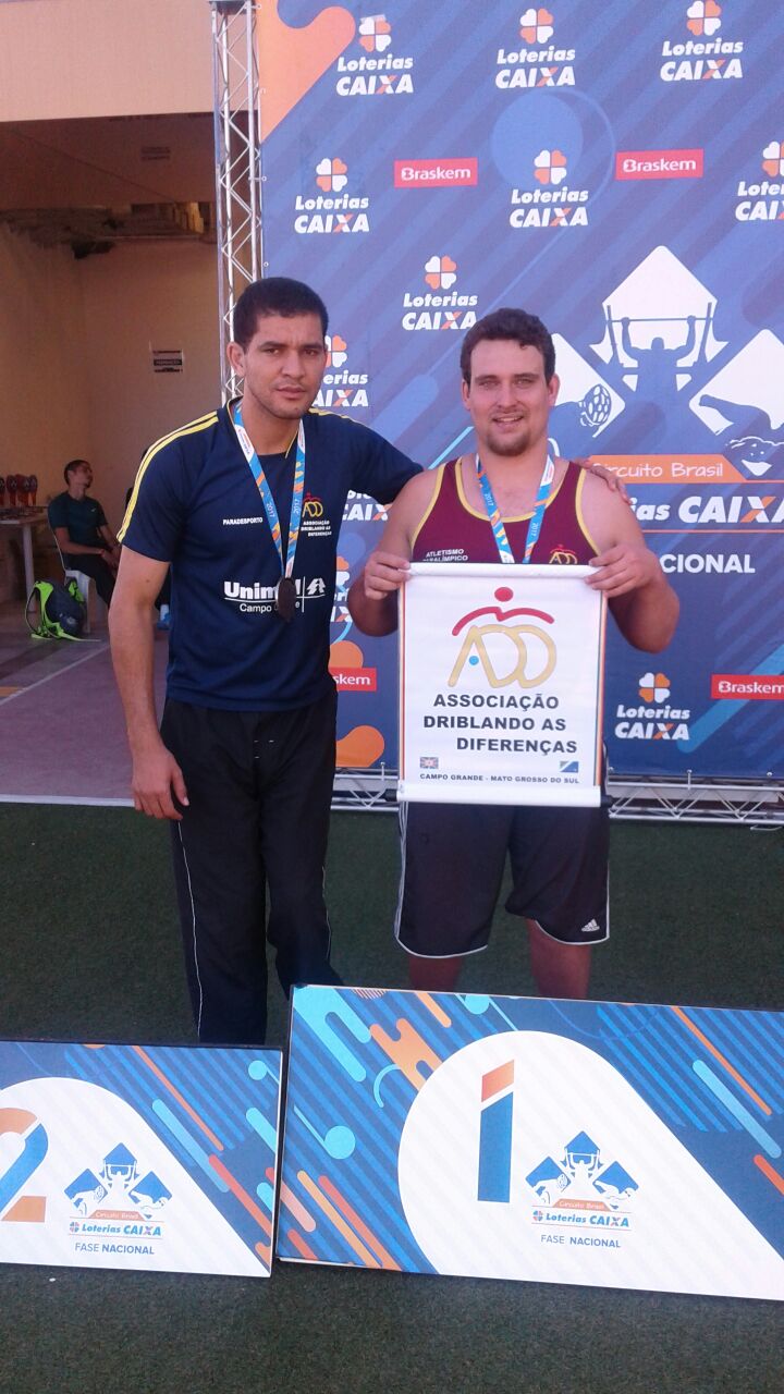 ADD-MS conquista 3 medalhas e um recorde das Américas no Circuito Paralímpico em São Paulo