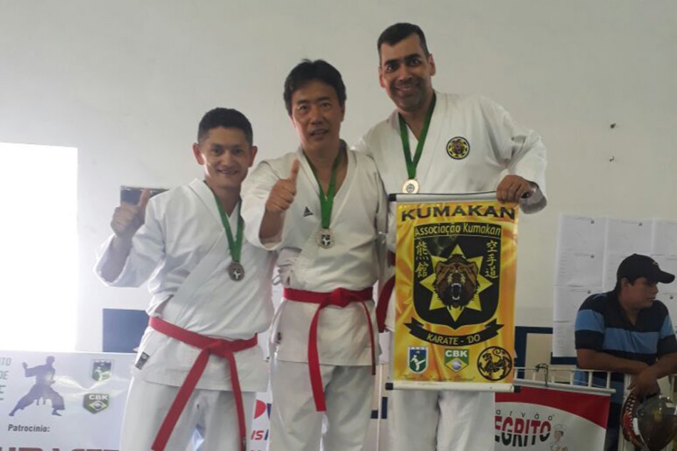 Guarda municipal conquista ouro em etapa do Estadual de Karatê