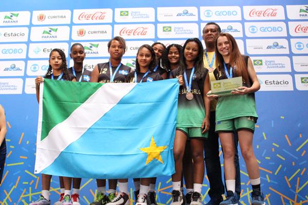 JEJ Curitiba: Três Lagoas ganha segundo bronze consecutivo no basquete