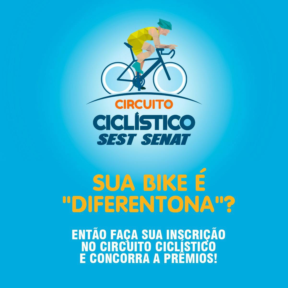 Circuito Ciclístico SEST SENAT irá premiar bicicletas diferentes e melhor idade