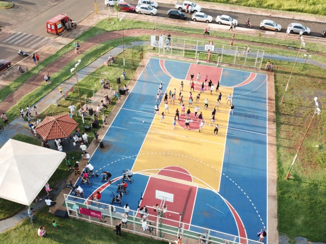 Projeto Verão Ativo segue em parque de Paranaíba