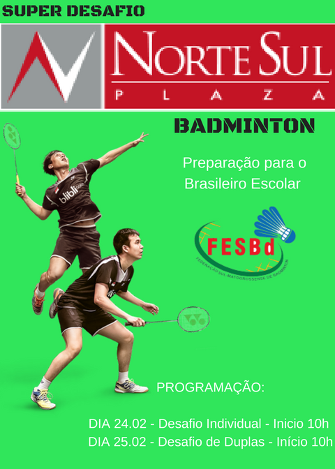 Torneio em shopping abre temporada do badminton em MS