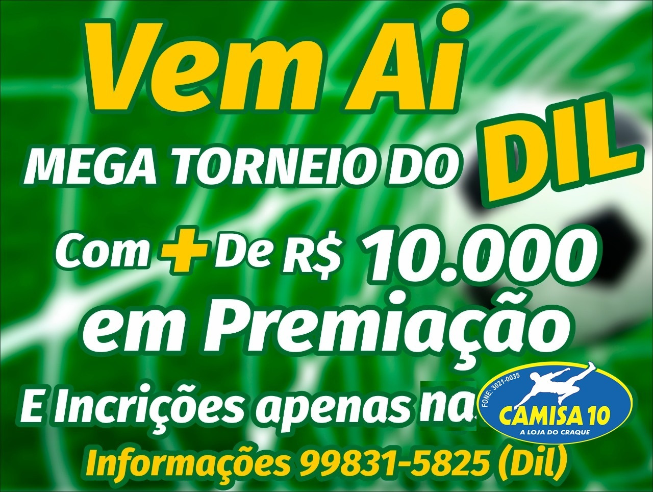 Torneio com prêmio de R$ 11 mil em Dourados abre inscrições