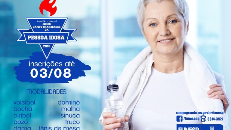 Inscrições para Jogos da Pessoa Idosa terminam nesta sexta