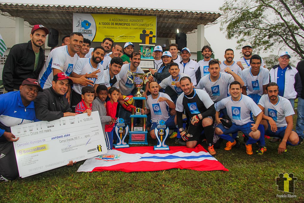 Antônio João vence pela segunda vez a Copa Assomasul