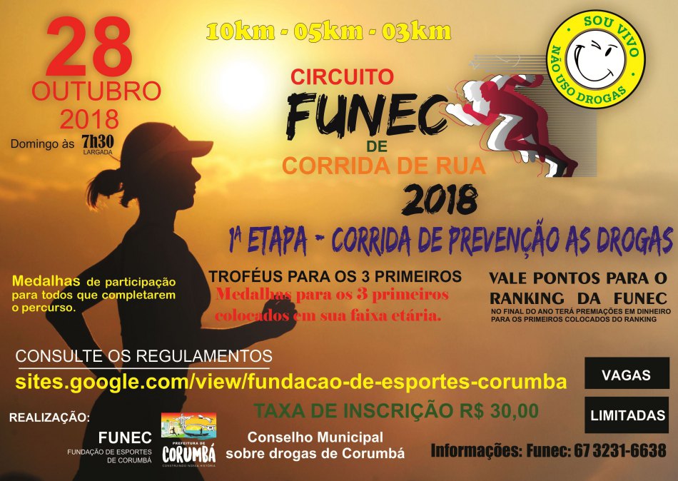 Abertas as inscrições da primeira etapa do Circuito FUNEC