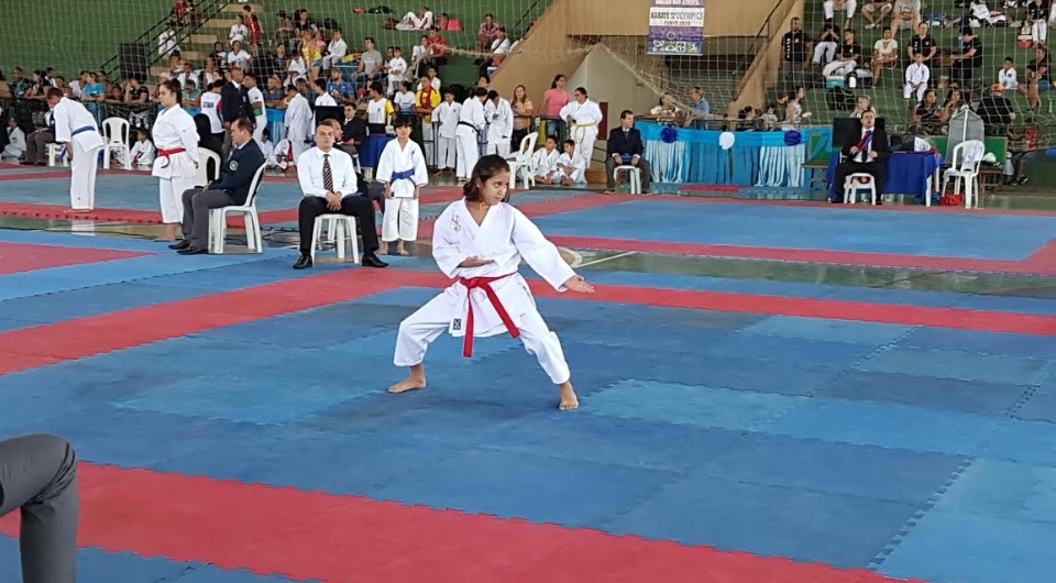 Enzo conquista dois pódios no 1º Open de Karatê do MS
