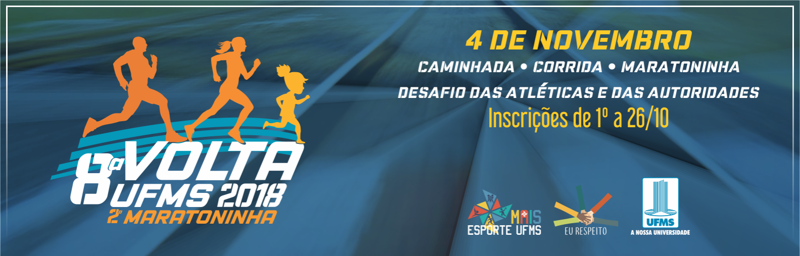 8ª edição da Volta UFMS será realizada no dia 4 de novembro