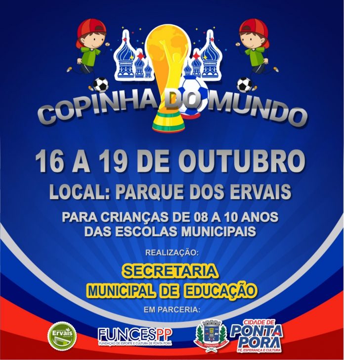 Torneio de base mobilizará escolas municipais em Ponta Porã