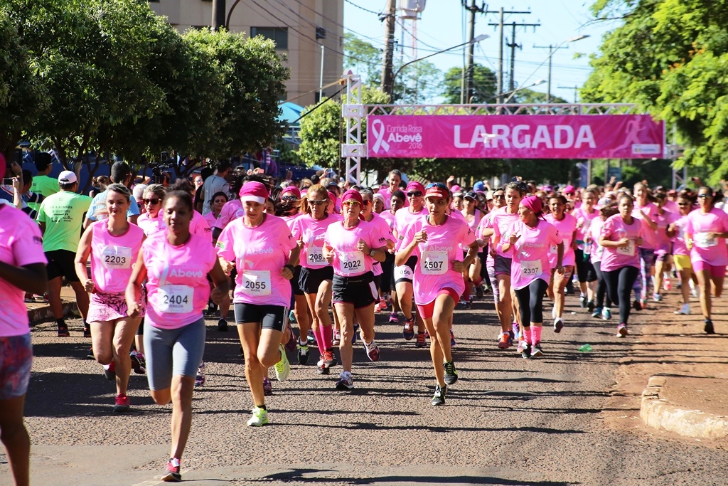 Corrida Rosa/Abevê fecha com mil inscrições para este sábado