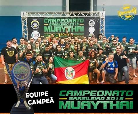 MS conquista 50 medalhas no Campeonato Brasileiro de Muay Thai