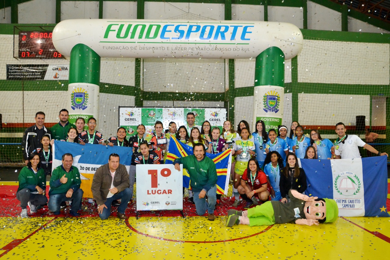 Mato Grosso do Sul terá 179 representantes na Etapa Nacional dos Jogos Escolares da Juventude 2018