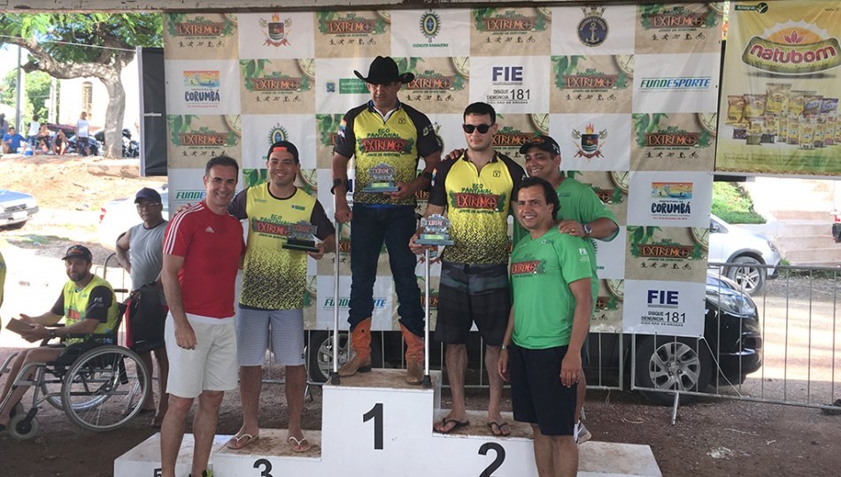 Atleta paraolímpico, Cowboy é o mais rápido do Eco Pantanal Extremo