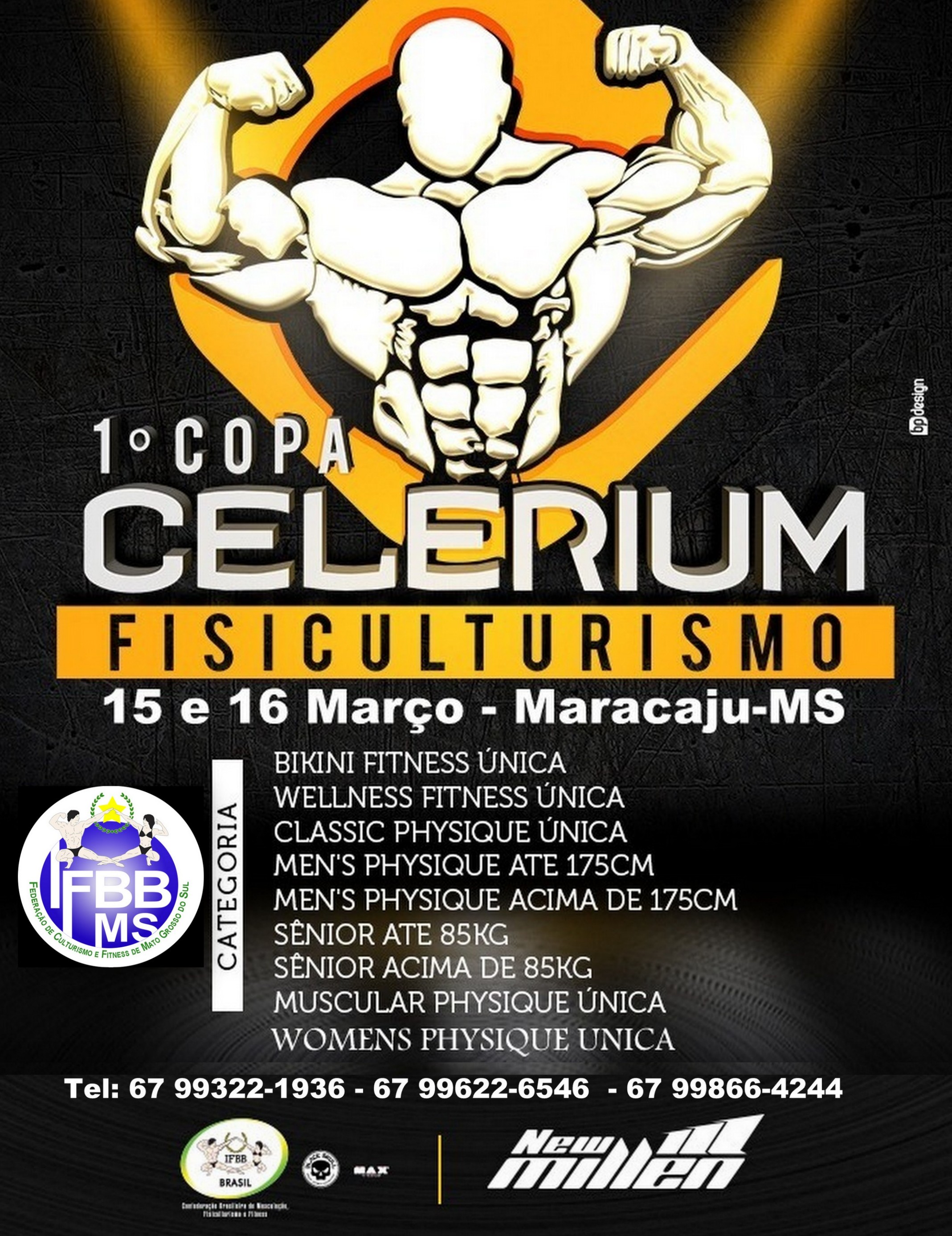 Maracaju recebe Copa Celerium IFBB no mês de março