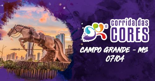 Campo Grande recebe etapa da Corrida das Cores em abril