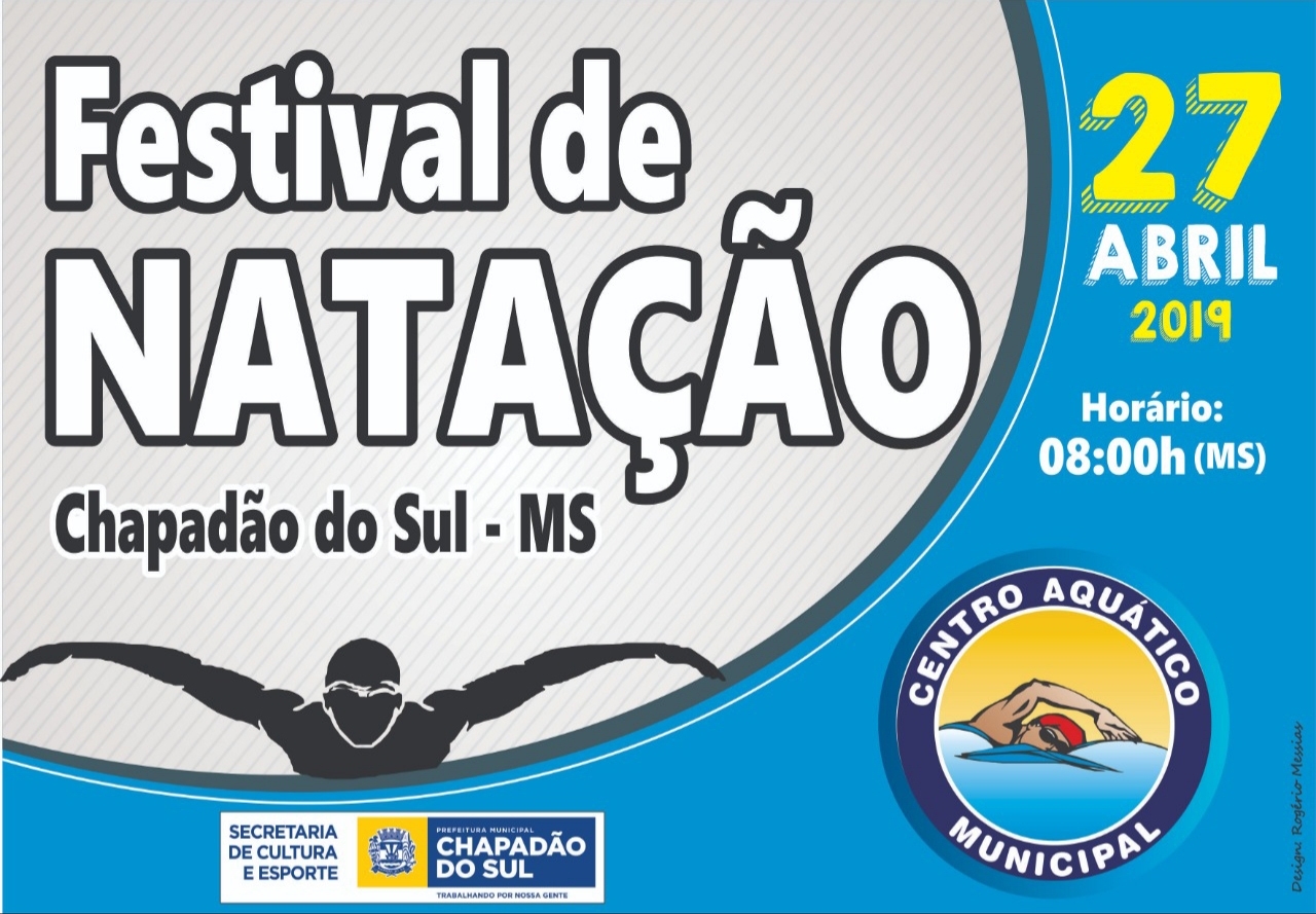 Chapadão do Sul recebe Festival de Natação no sábado
