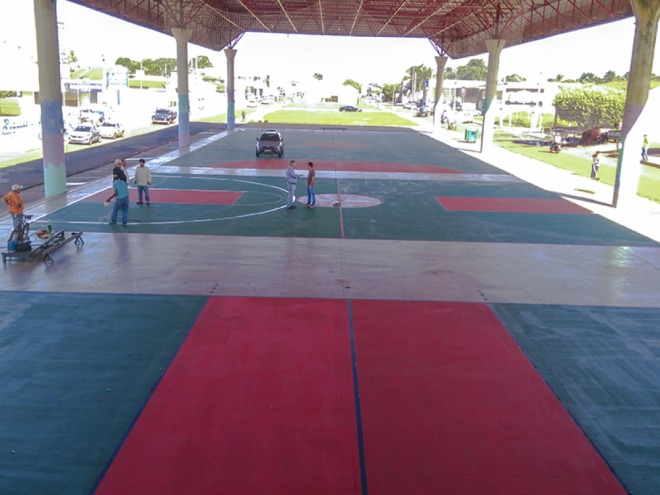 Novas quadras esportivas em Paranaíba atenderão cerca de 400 pessoas