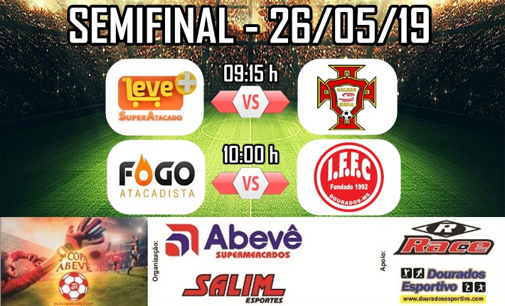 Semifinais da Copa Abevê acontecem neste domingo 