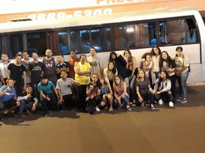 Delegação de Paranaíba já está em Jardim para Jogos Escolares