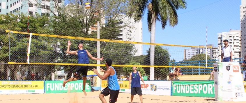 Seletiva Estadual de Vôlei de Praia acontece em Campo Grande