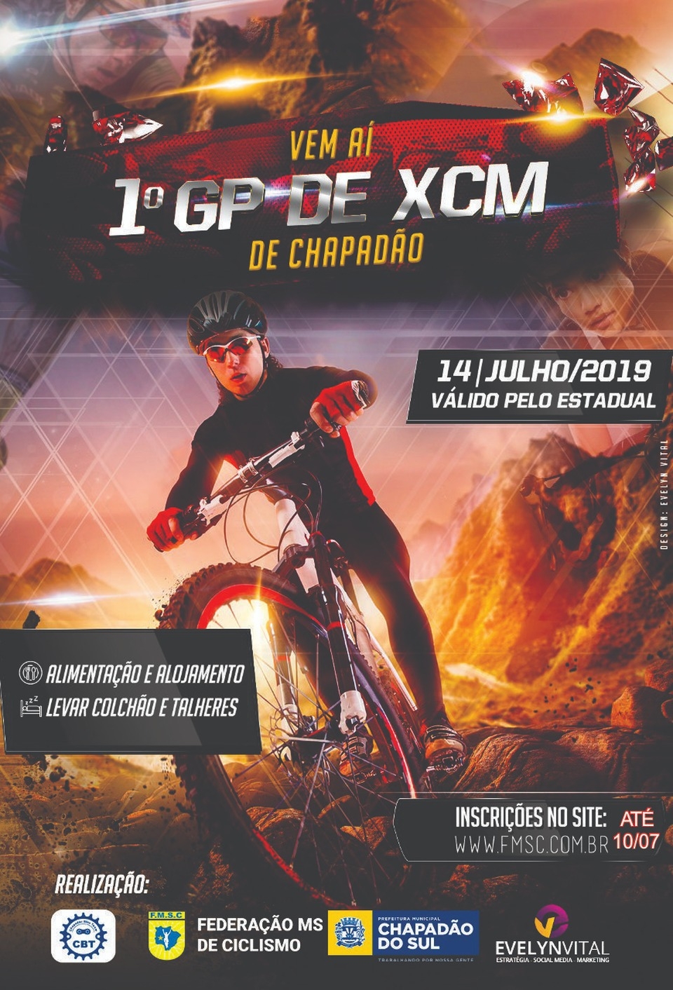 Chapadão do Sul sediará Etapa de Mountain Bike﻿ neste domingo